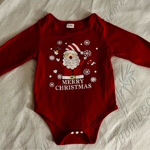Festive Red Santa Onesie